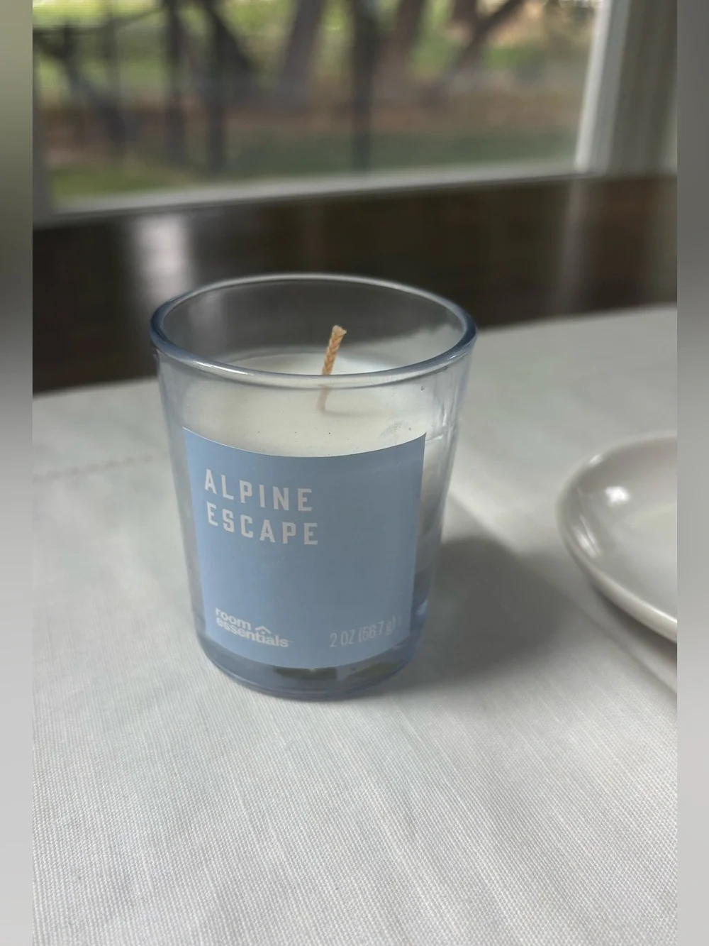 Alpine Escape Scented Candle - Blue & Llama Ring Jewelry Holder